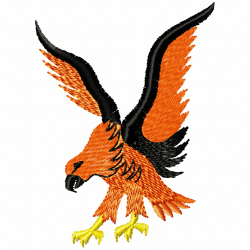 Eagle And Falcon Embroidery Design 8 Eagle And Falcon Embroidery Design 8